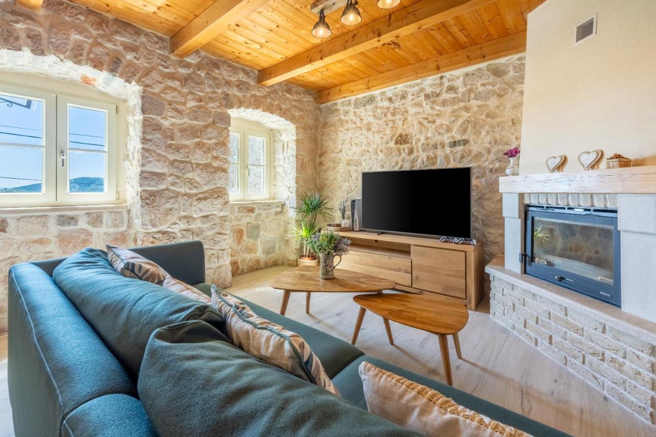 Stone Villa Mavric Grižane Exteriör bild