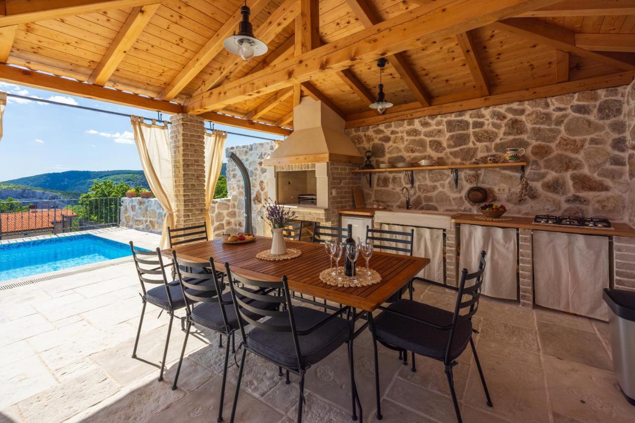 Stone Villa Mavric Grižane Exteriör bild